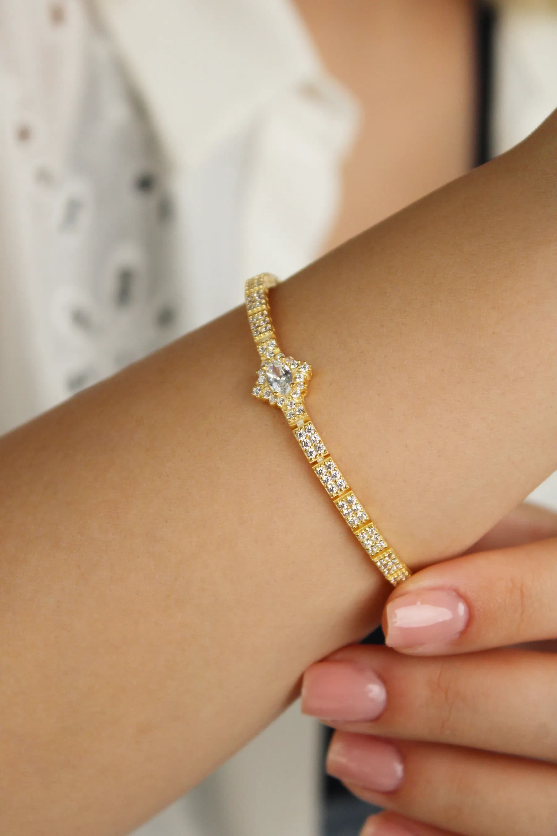 Minimal Küre 925 Ayar Gümüş Bileklik