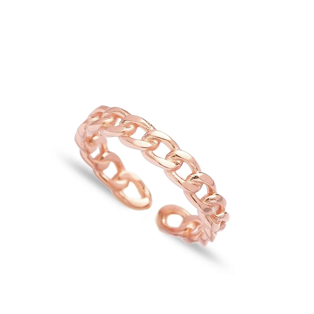 Basic Adjustable Ring Turkish Wholesale 925 Silver Jewelry