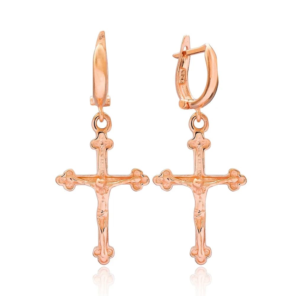 Cross Earring Handmade Sterling Silver Wholesale Handcrafted Earring