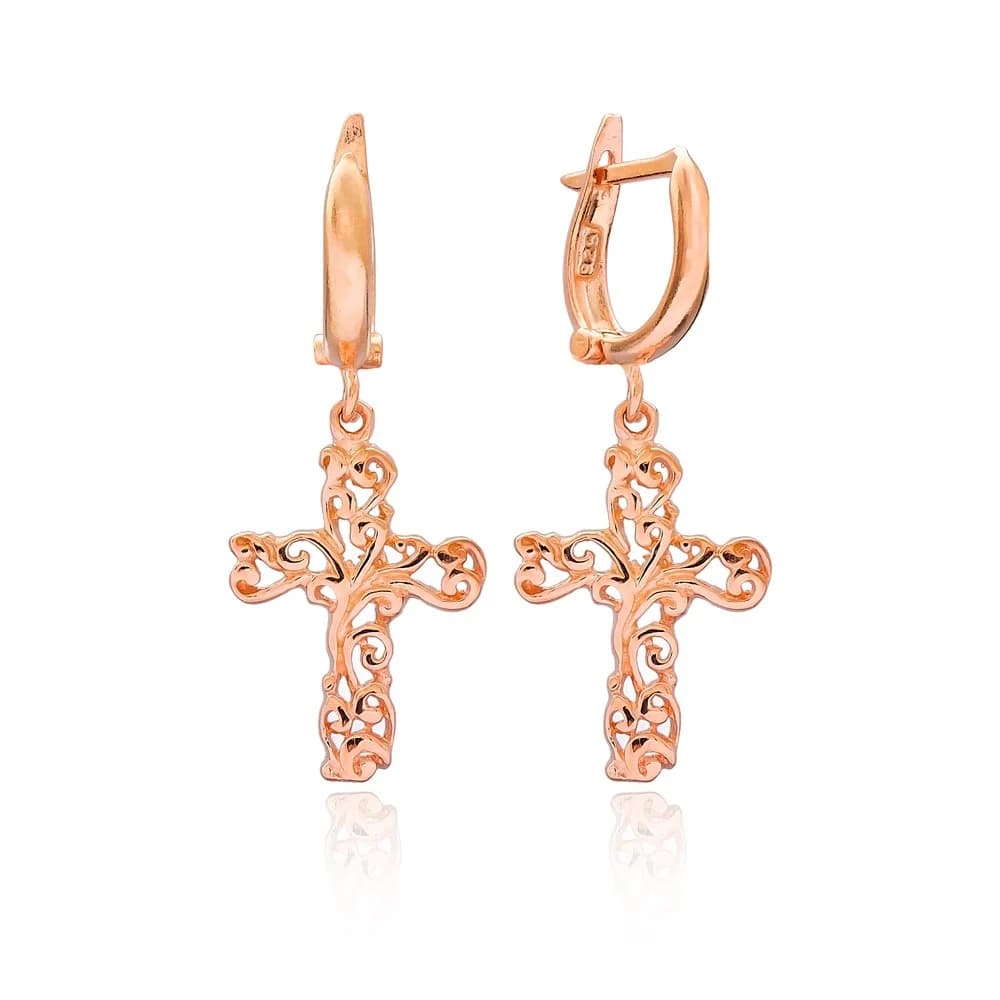 Cross Earring Handmade Sterling Silver Wholesale Handcrafted Earring