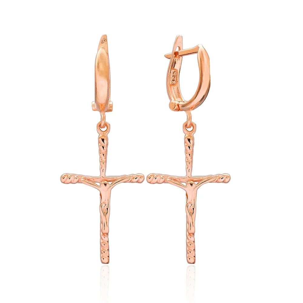 Cross Earring Handmade Sterling Silver Wholesale Handcrafted Earring