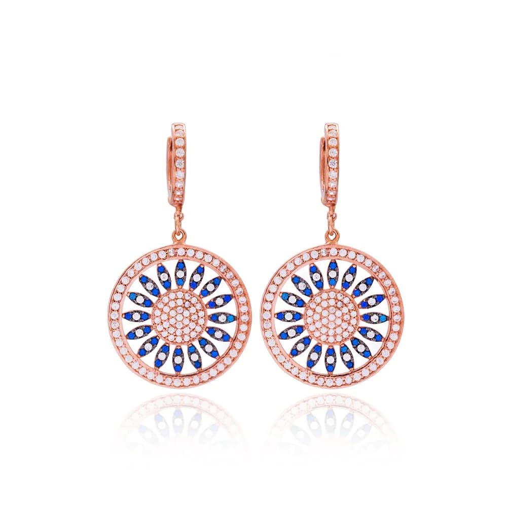 Traditional Long Earrings Wholesale 925 Sterling Silver Jewelry