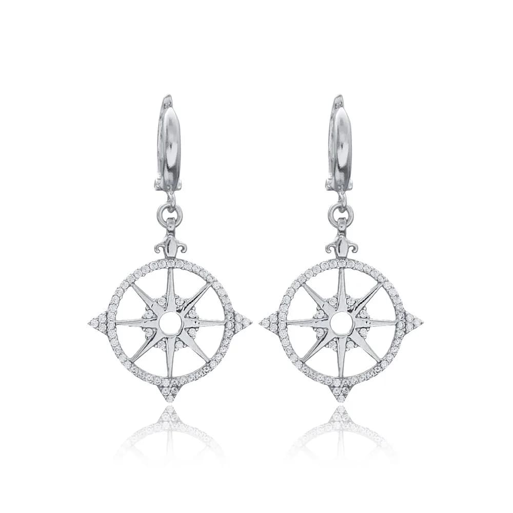Pole Star Earring Wholesale Handmade Turkish 925 Silver Sterling Jewelry