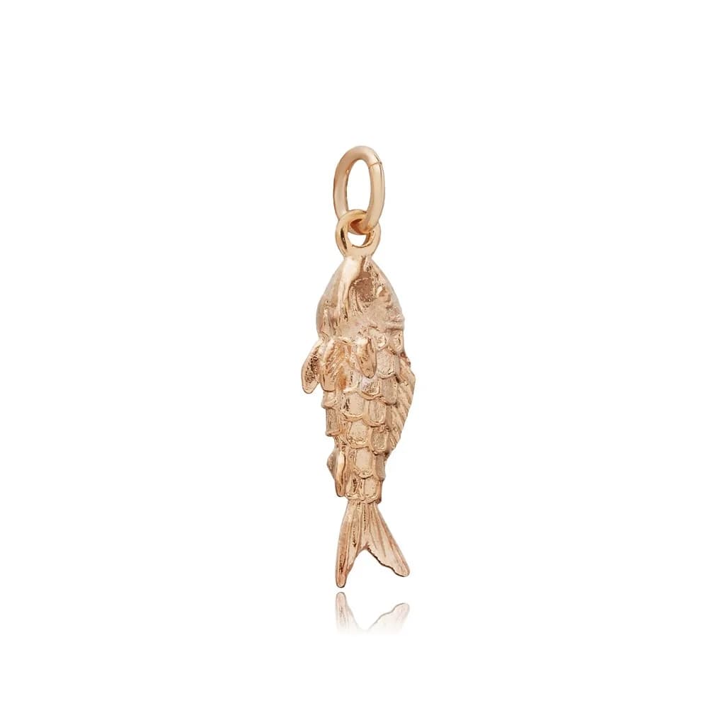 Fish Design Pendant Charm Silver Jewelry