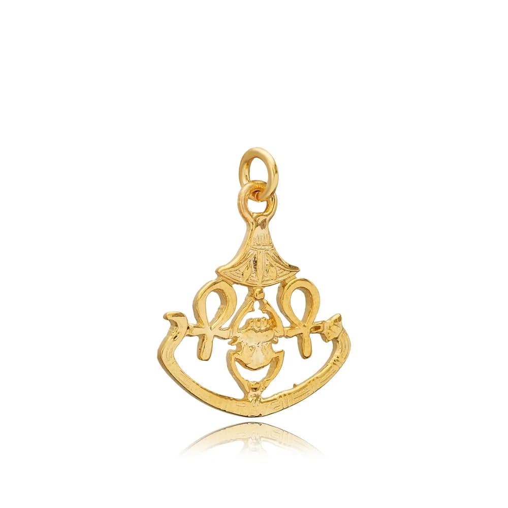 Scarab Ankh Ancient Egyptian Symbol Charm