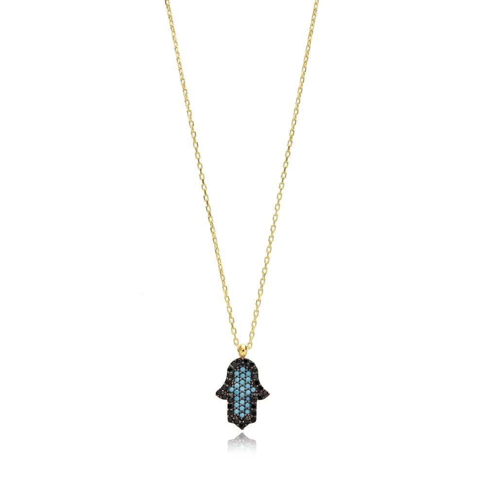 Turkish Wholesale 925 Sterling Silver Hamsa Pendant