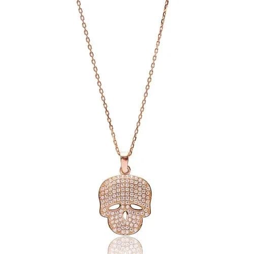 Skull Design Pendant Turkish Wholesale Handcrafted 925 Sterling Silver Jewelry