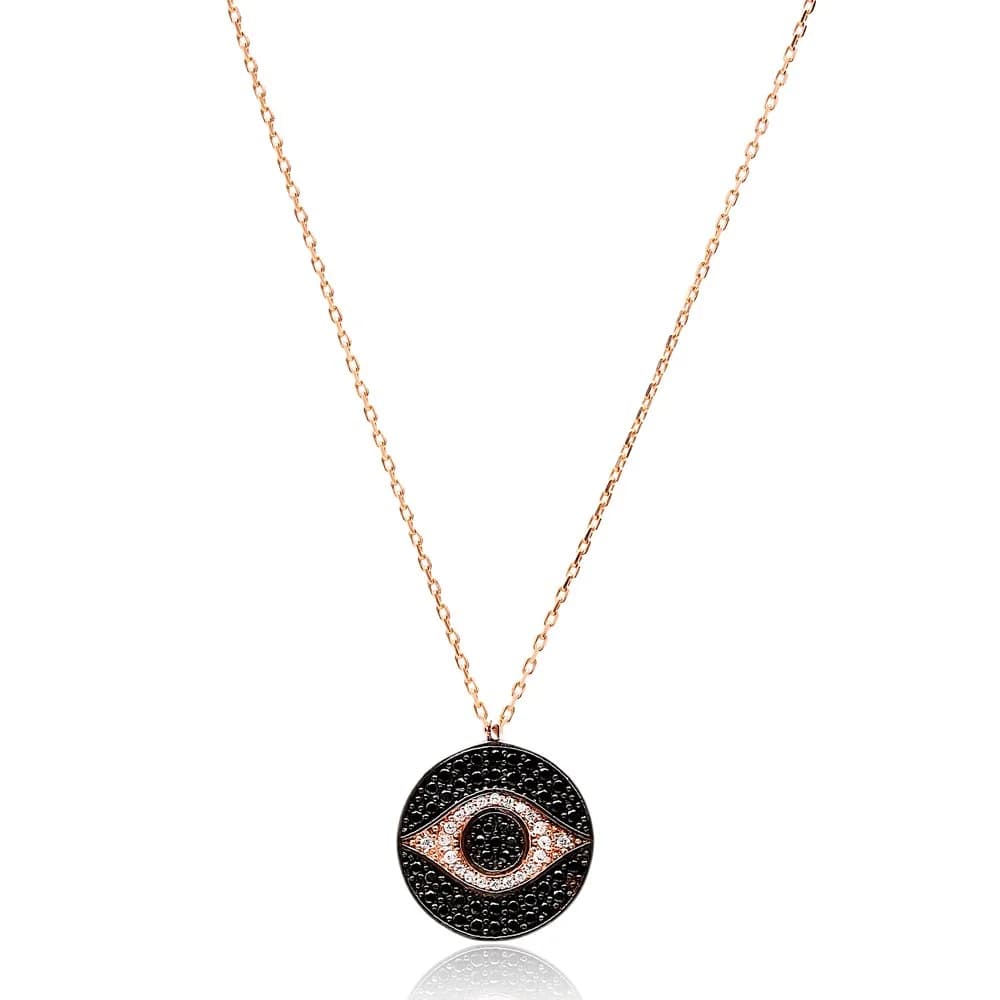 Round Turkish Wholesale Sterling Silver Ghost Pendant