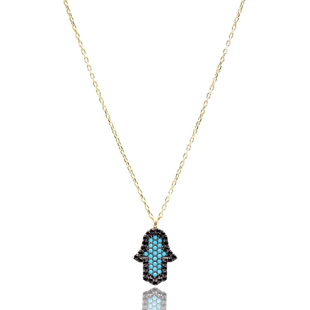 Turkish Wholesale 925 Sterling Silver Hamsa Pendant