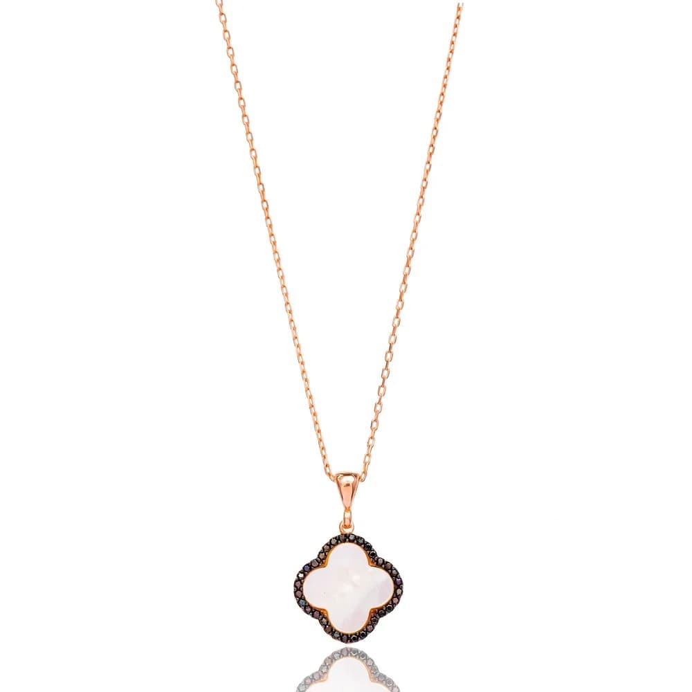Dalicate Clover Pendant Turkish Wholesale Sterling Silver Jewelry