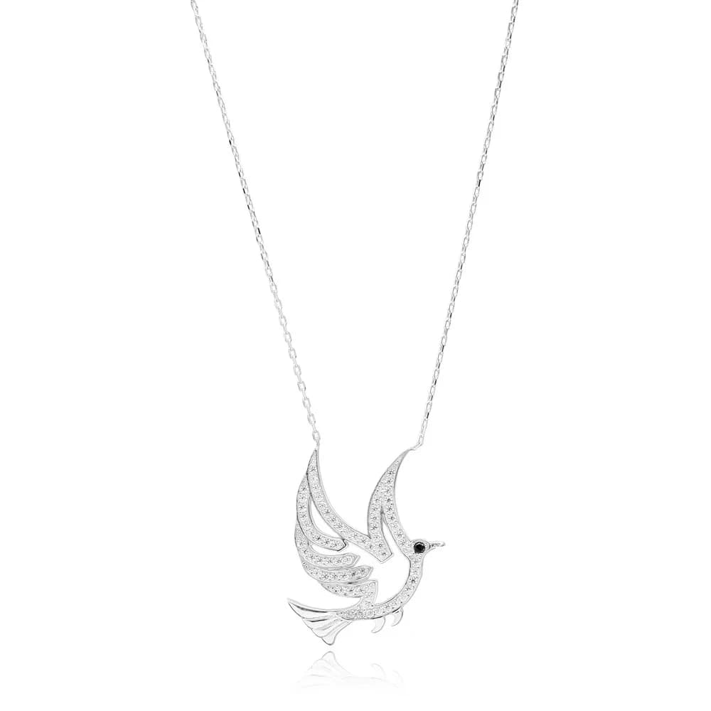 Bird DesignTurkish Wholesale Sterling Silver Pendant