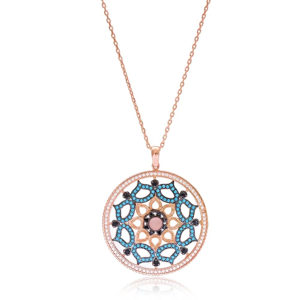 Traditional Turkish Handcrafted Wholesale 925k Sterling Silver Pendant