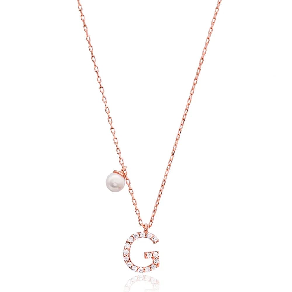 Initial Alphabet letter G Charm Pendant. Wholesale 925 Sterling Silver Jewelry