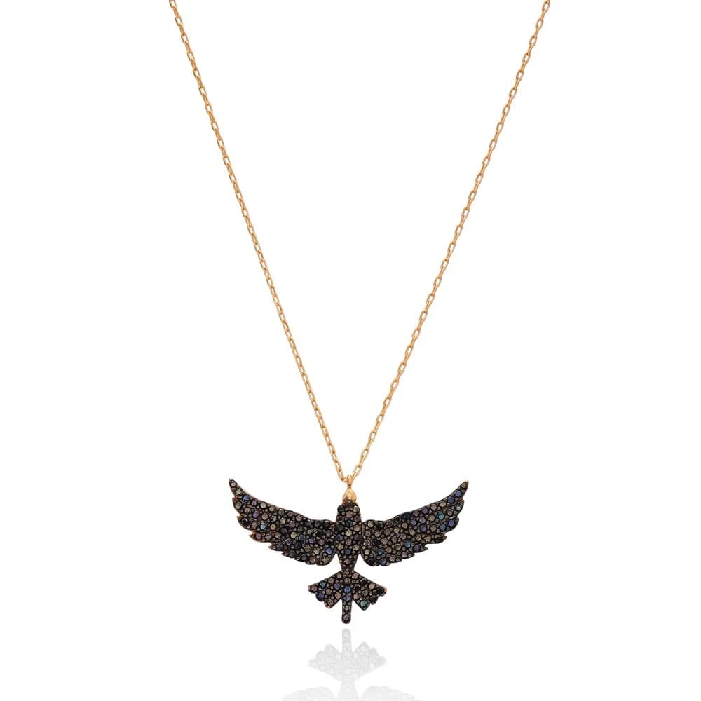 Phoenix Bird Pendant Turkish Wholesale 925 Sterling Silver Handmade Jewelry