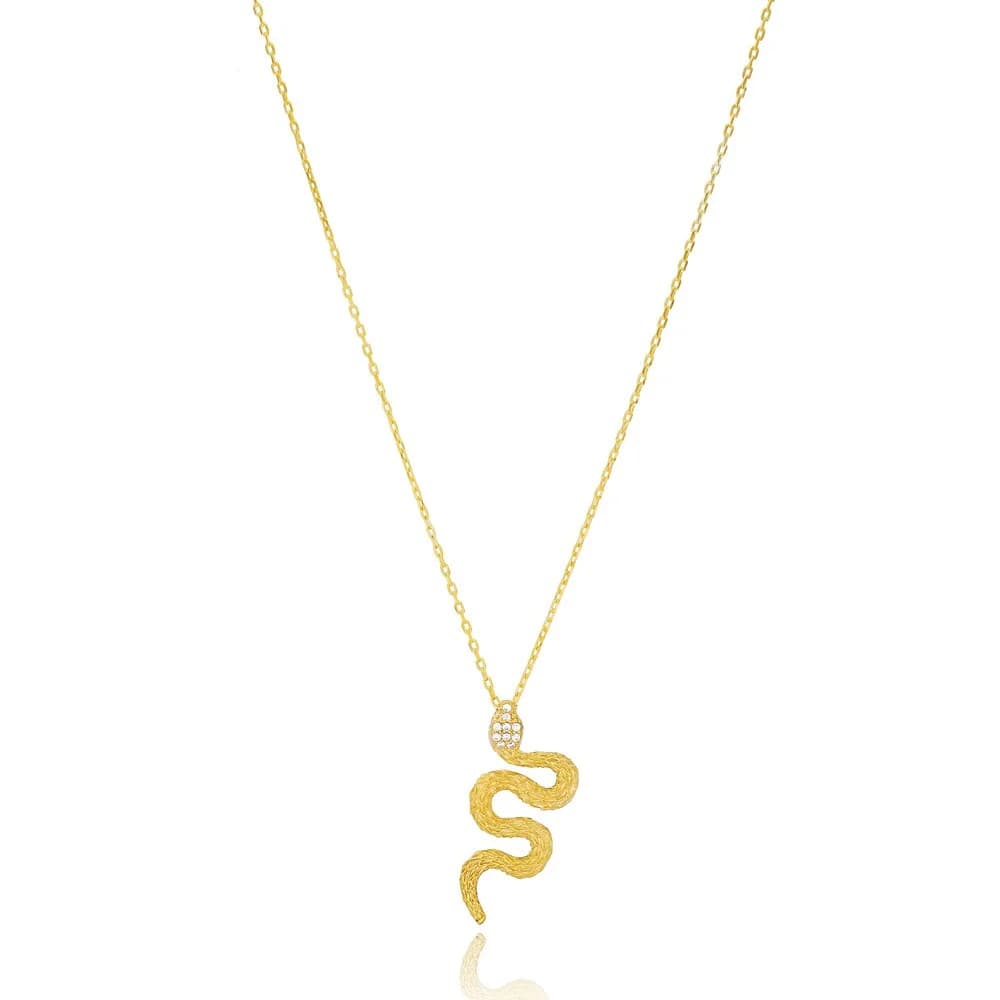 Snake Design Pendant Turkish Wholesale 925 Sterling Silver Jewelry