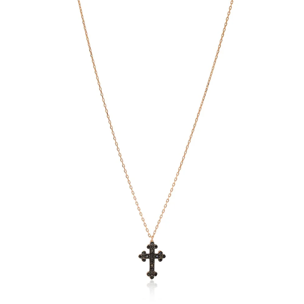 Delicate Cross Pendant Turkish Wholesale 925 Sterling Silver Jewelry