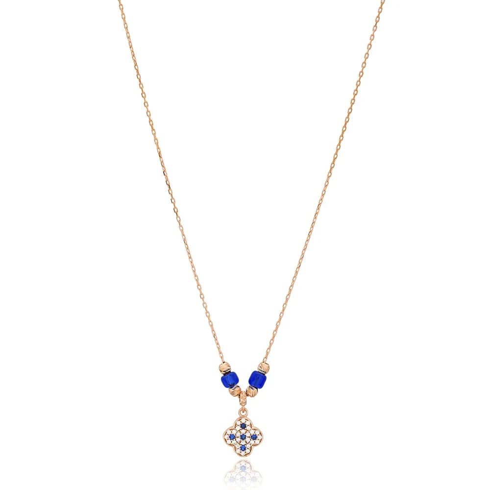 Clover Charm Pendant Silver Jewelry