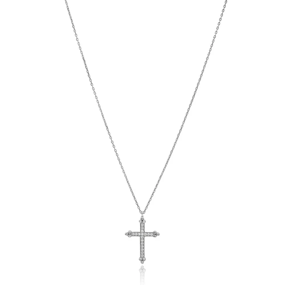 Cross Fashion Design Pendant Turkish Wholesale 925 Sterling Silver