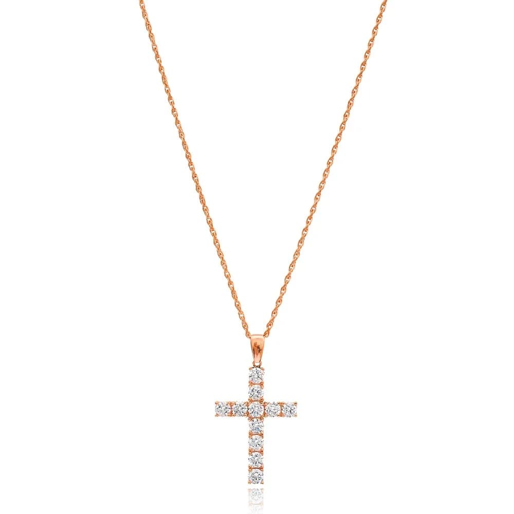 Cross Elegant Design Pendant Turkish Wholesale 925 Sterling Silver