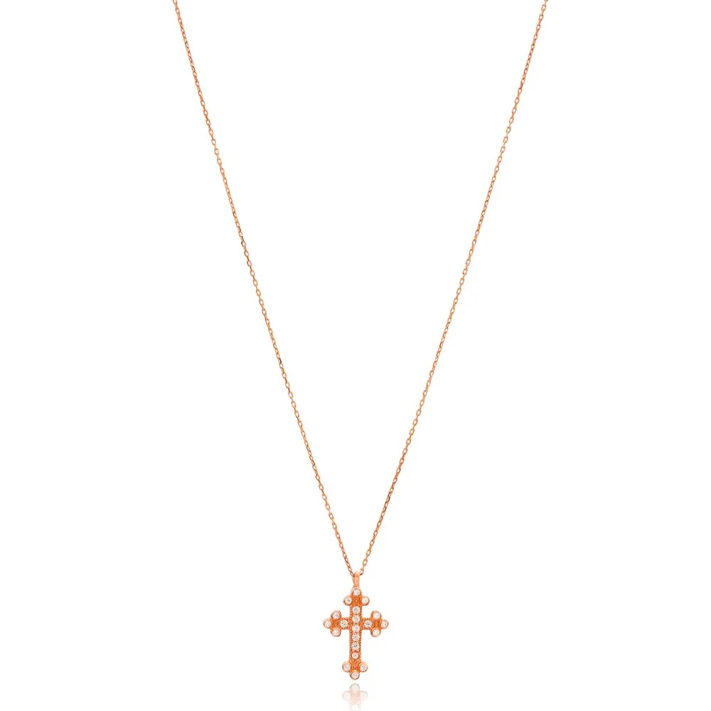 Cross Elegant Design Pendant Turkish Wholesale 925 Sterling Silver