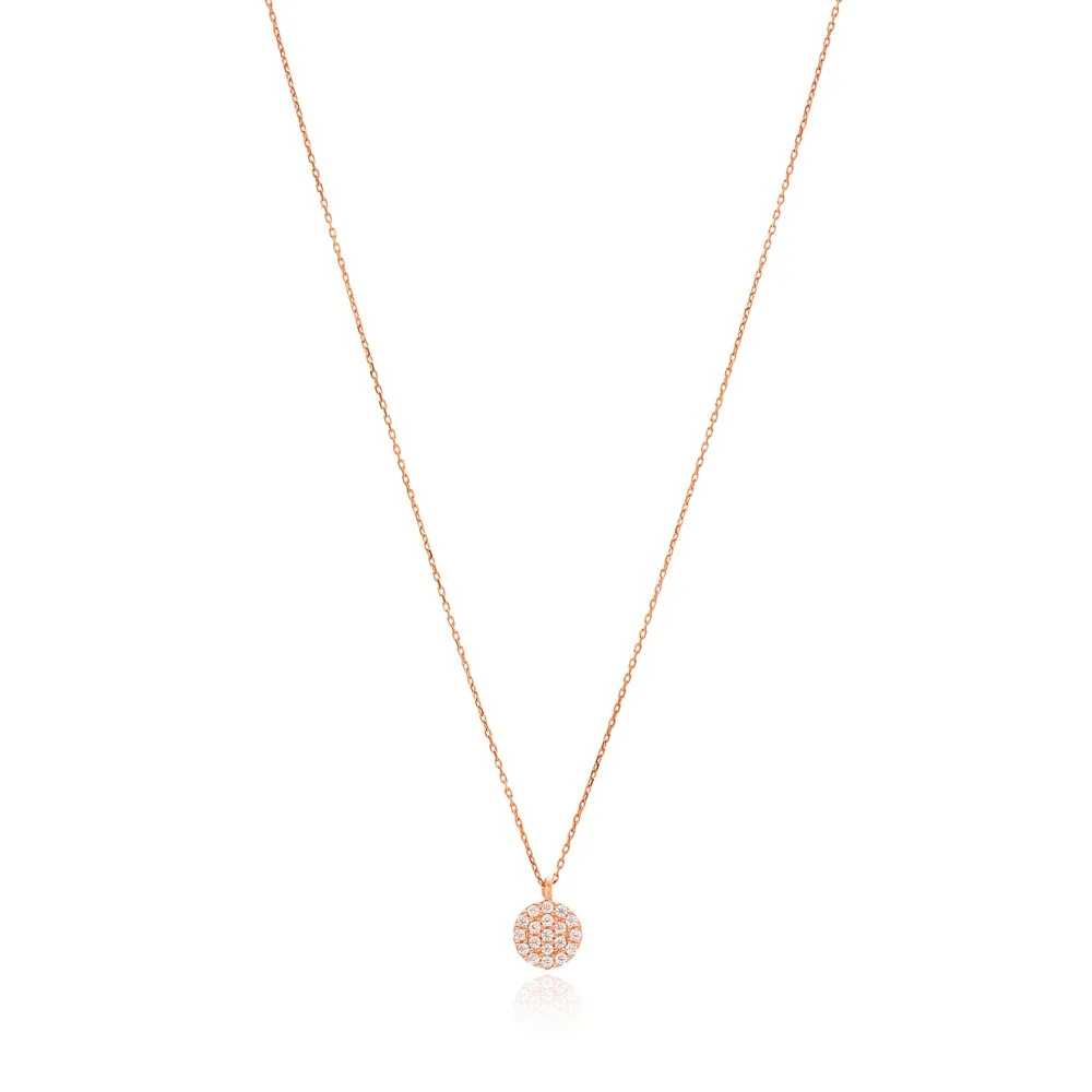 Elegant Rounded Pendant Turkish Wholesale Sterling Silver Jewelry