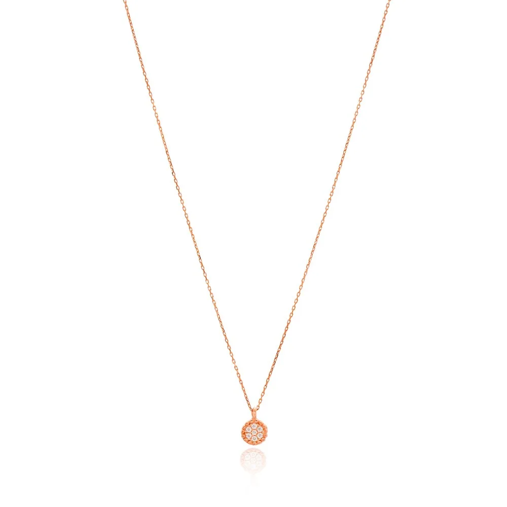 Elegant Rounded Pendant Turkish Wholesale Sterling Silver Jewelry