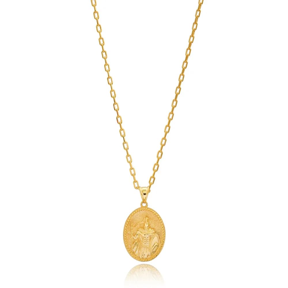 New Trendy Medallion Necklace Wholesale Handcrafted 925 Sterling Silver Jewelry