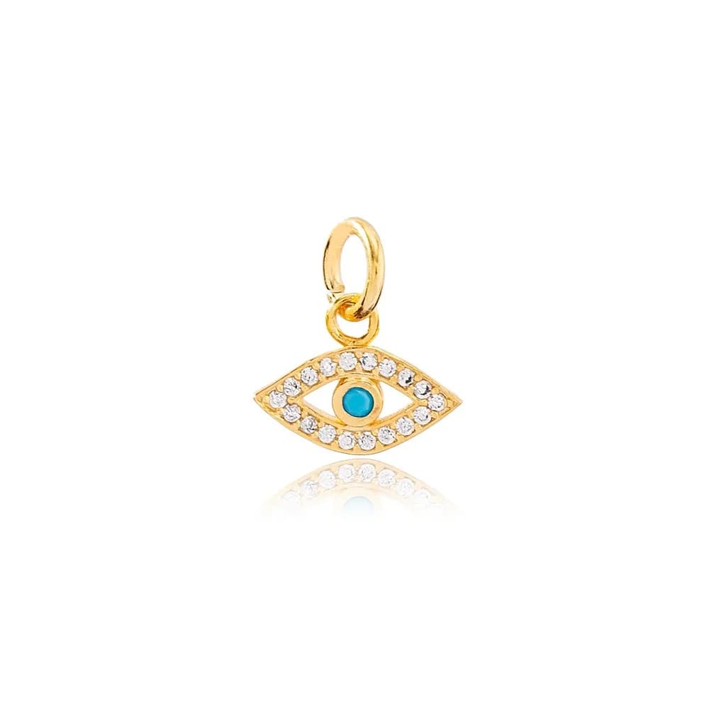 Trendy Evil Lucky Eye Charm Wholesale Handmade Turkish 925 Silver Sterling Jewelry