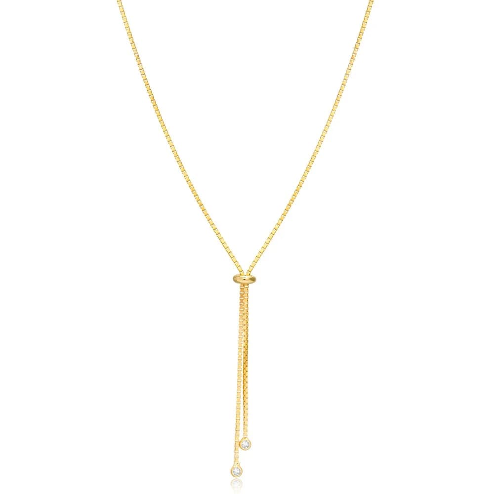 Elegant Design Adjustable Square Cube Chain Necklace Wholesale Turkish 925 Sterling Silver Jewelry