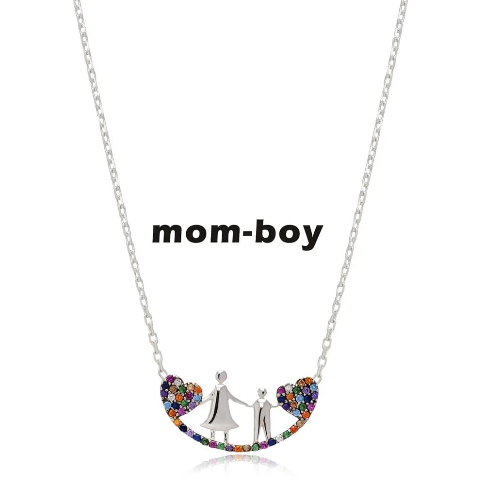 Mother and Boy Mix Stone Model