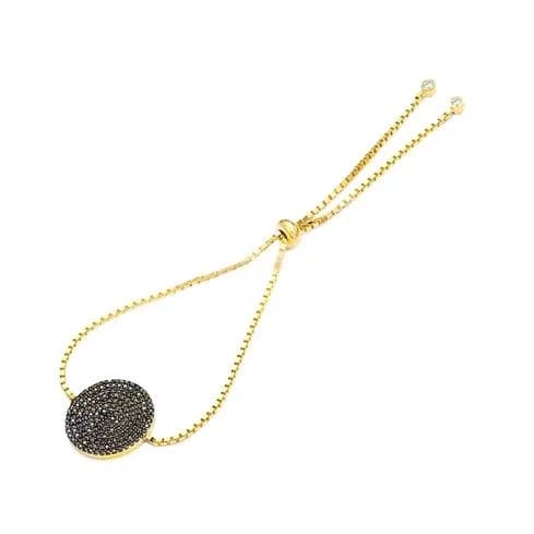 Sterling Silver Wholesale Handcraft Circle Charm Tennis Bracelet