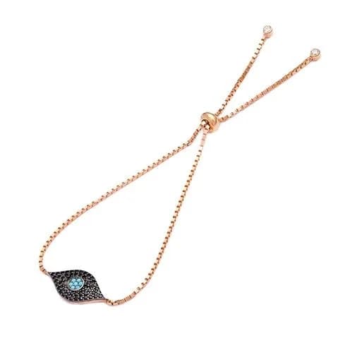 Sterling Silver Wholesale Handcraft Evil Eye Tennis Bracelet