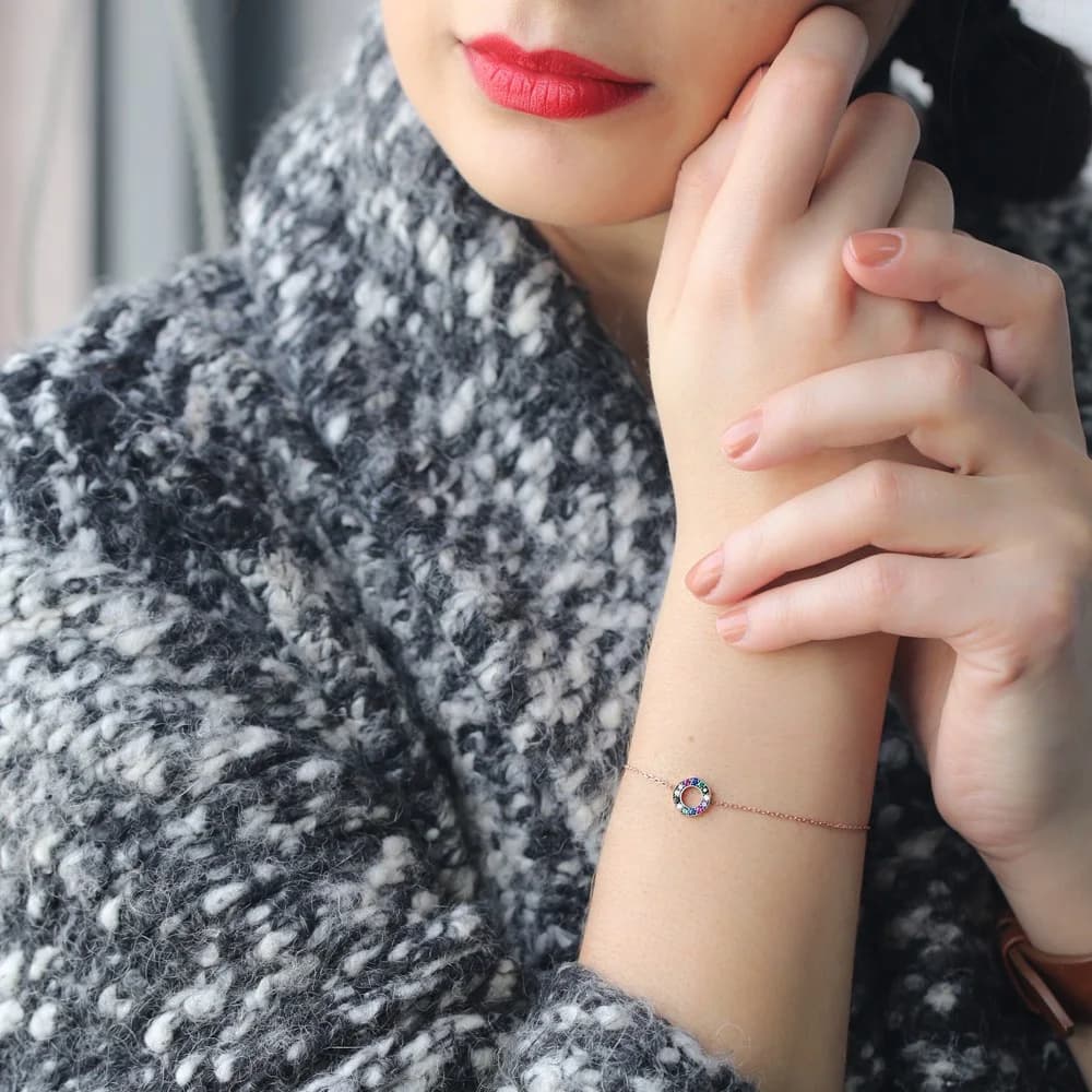 Thin Rounded Bracelet Wholesale Handcrafted 925 Sterling Silver Jewelry