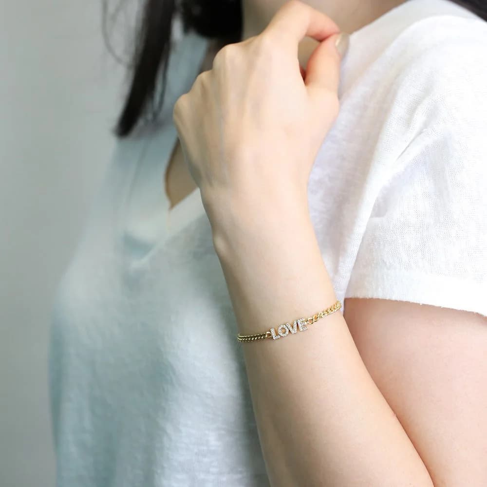 Love Design Bracelet Wholesale Handcraft 925 Sterling Sİlver Jewelry