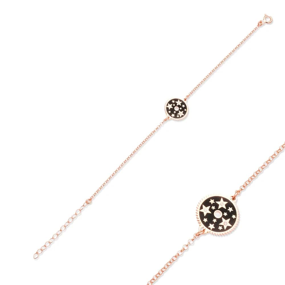 Enamel Star Bracelet Turkish Wholesale Silver Jewelry